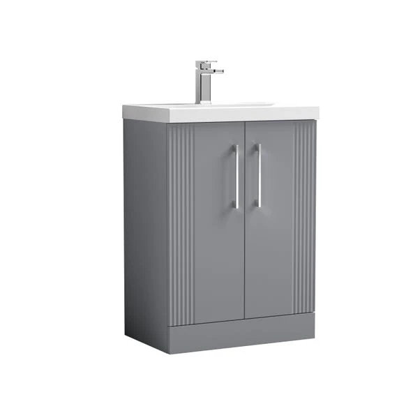 Deco Floor Standing 2 Door Vanity Unit With Basin 7 Deco Floor Standing 2 Door Vanity Unit With Basin - Image 5
