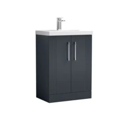 Deco Floor Standing 2 Door Vanity Unit With Basin