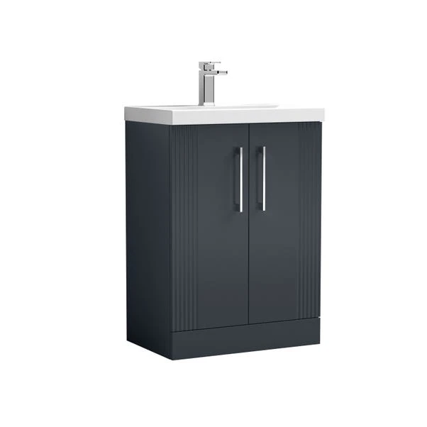 Deco Floor Standing 2 Door Vanity Unit With Basin 3 Deco Floor Standing 2 Door Vanity Unit With Basin