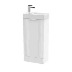 Deco Compact Floor Standing Vanity Unit With Basin -Home Luxe Studio 30910439