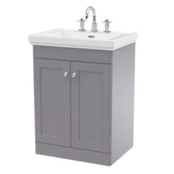 Classique Floor Standing 2 Door Vanity Unit With Basin -Home Luxe Studio 30910494