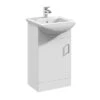 Mayford 1 Door Vanity Unit With Square Basin 1 Mayford 1 Door Vanity Unit With Square Basin -Home Luxe Studio 30910530