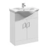 Mayford 2 Door Vanity Unit With Round Basin 1 Mayford 2 Door Vanity Unit With Round Basin -Home Luxe Studio 30910533