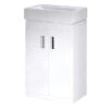 Mayford 2 Door Vanity Unit With Basin 2 Mayford 2 Door Vanity Unit With Basin -Home Luxe Studio 30910540