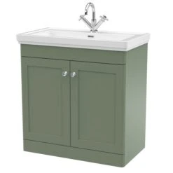 Classique Floor Standing 2 Door Vanity Unit With Basin -Home Luxe Studio 30910601