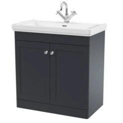 Classique Floor Standing 2 Door Vanity Unit With Basin -Home Luxe Studio 30910602