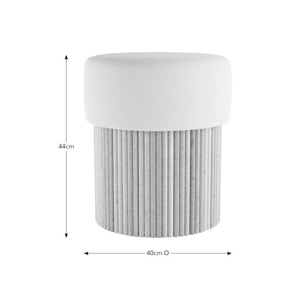 Amari Fluted Wooden Storage Footstool With Natural Flatweave Top 11 Amari Fluted Wooden Storage Footstool With Natural Flatweave Top - Image 9