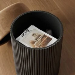 Amari Fluted Wooden Storage Footstool With Caramel Velvet Top 13 Amari Fluted Wooden Storage Footstool With Caramel Velvet Top -Home Luxe Studio 30910801 alt02