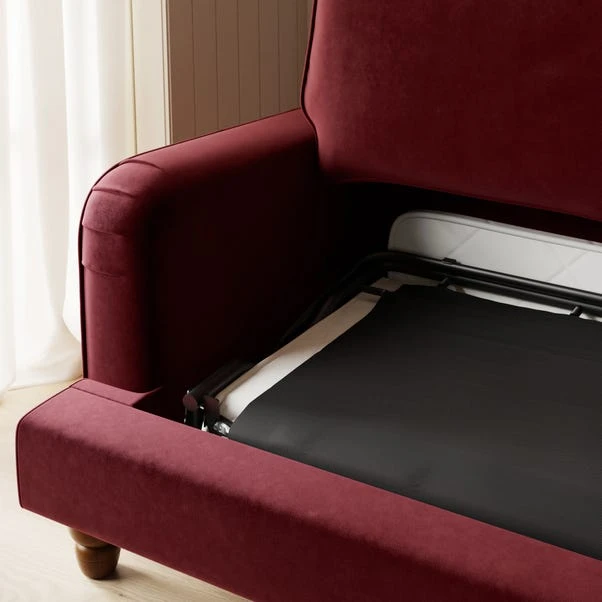 Beatrice Matte Velvet 3 Seater Double Sofa Bed 16 Beatrice Matte Velvet 3 Seater Double Sofa Bed - Image 14