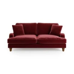 Beatrice Matte Velvet 3 Seater Double Sofa Bed 39 Beatrice Matte Velvet 3 Seater Double Sofa Bed -Home Luxe Studio 30910967 alt07