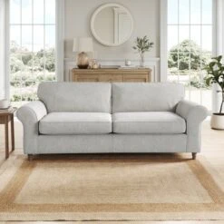 Flori Soft Chenille 4 Seater Sofa -Home Luxe Studio 30911063