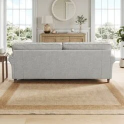 Flori Soft Chenille 4 Seater Sofa -Home Luxe Studio 30911063 alt02