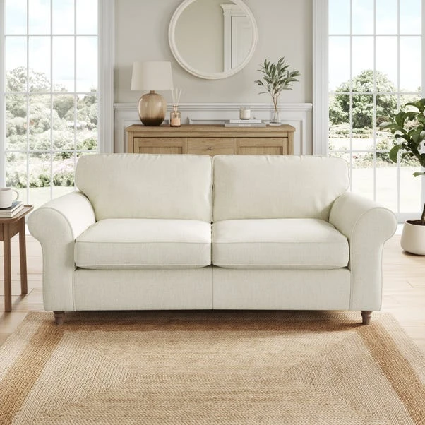Flori Chunky Chenille 3 Seater Sofa 21 Flori Chunky Chenille 3 Seater Sofa - Image 19