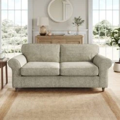 Flori Chunky Chenille 3 Seater Sofa 31 Flori Chunky Chenille 3 Seater Sofa -Home Luxe Studio 30911162