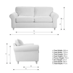 Flori Chunky Chenille 3 Seater Sofa 30 Flori Chunky Chenille 3 Seater Sofa -Home Luxe Studio 30911172 alt09