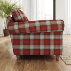 Flori Woven Check Fabric Orkney Armchair 31 Flori Woven Check Fabric Orkney Armchair -Home Luxe Studio 30911202 alt01