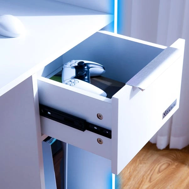 X Rocker Electra Desk With Wireless Charging And LED Lights 15 X Rocker Electra Desk With Wireless Charging And LED Lights - Image 13