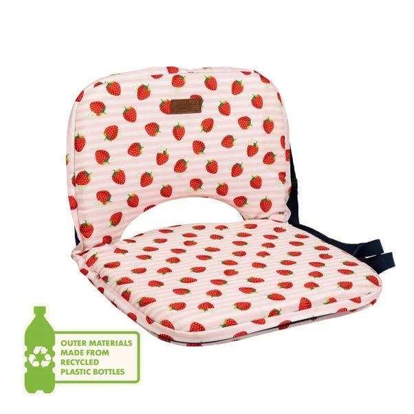 Strawberries & Cream 5 Position Fold Flat Picnic Chair With Carry Handle 6 Strawberries & Cream 5 Position Fold Flat Picnic Chair With Carry Handle - Image 4