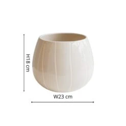 Nova Wax Relief Plant Pot 40 Nova Wax Relief Plant Pot -Home Luxe Studio 30911737 alt05