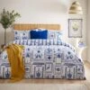 Furn. Frieze Blue Duvet Cover And Pillowcase Set 2 Furn. Frieze Blue Duvet Cover And Pillowcase Set -Home Luxe Studio 30912333