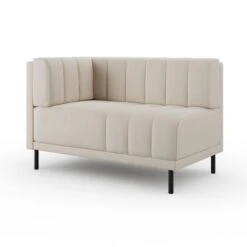 Amali Corner Dining Bench, Textured Weave -Home Luxe Studio 30912420 alt05