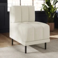 Amali Small Dining Bench, Boucle -Home Luxe Studio 30912456 alt01