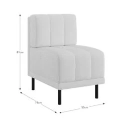 Amali Small Dining Bench, Boucle -Home Luxe Studio 30912456 alt09