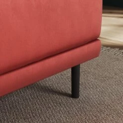 Mae Long Dining Bench, Matte Plush Velvet -Home Luxe Studio 30912529 alt03