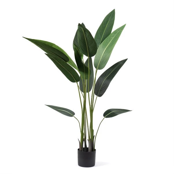Artificial Bird Of Paradise Tree In Black Plastic Plant Pot 5 Artificial Bird Of Paradise Tree In Black Plastic Plant Pot - Image 3