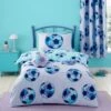 Catherine Lansfield Tie Dye Football Purple Reversible Duvet Cover And Pillowcase Set 1 Catherine Lansfield Tie Dye Football Purple Reversible Duvet Cover And Pillowcase Set -Home Luxe Studio 30913744