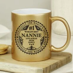 Personalised World's Best Gold Mug -Home Luxe Studio 30913846 alt02