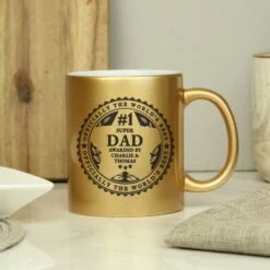 Personalised World's Best Gold Mug -Home Luxe Studio 30913846 alt03