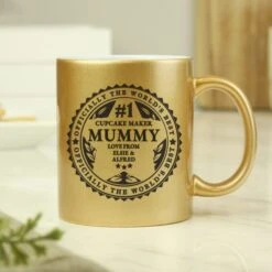 Personalised World's Best Gold Mug -Home Luxe Studio 30913846 alt04