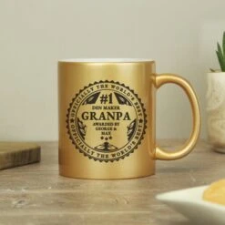 Personalised World's Best Gold Mug -Home Luxe Studio 30913846 alt05