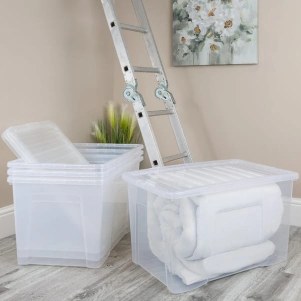 Wham Crystal Set Of 4 Storage Boxes & Lids 4 Wham Crystal Set Of 4 Storage Boxes & Lids - Image 2