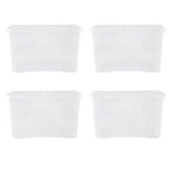 Wham Crystal Set Of 4 Storage Boxes & Lids 27 Wham Crystal Set Of 4 Storage Boxes & Lids -Home Luxe Studio 30913941 alt05