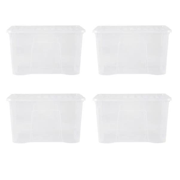 Wham Crystal Set Of 4 Storage Boxes & Lids 8 Wham Crystal Set Of 4 Storage Boxes & Lids - Image 6