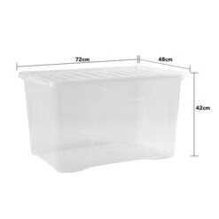 Wham Crystal Set Of 4 Storage Boxes & Lids 28 Wham Crystal Set Of 4 Storage Boxes & Lids -Home Luxe Studio 30913941 alt06