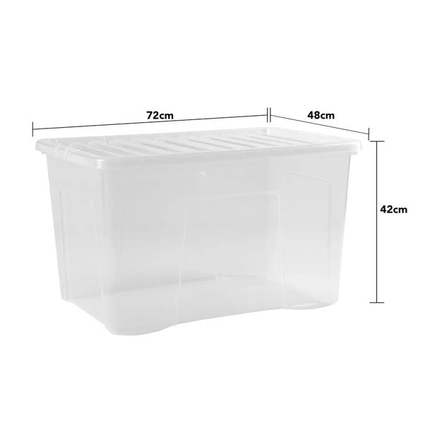 Wham Crystal Set Of 4 Storage Boxes & Lids 9 Wham Crystal Set Of 4 Storage Boxes & Lids - Image 7