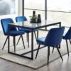Chicago 4 Seater Dining Table, Smoked Glass 2 Chicago 4 Seater Dining Table, Smoked Glass -Home Luxe Studio 30914197