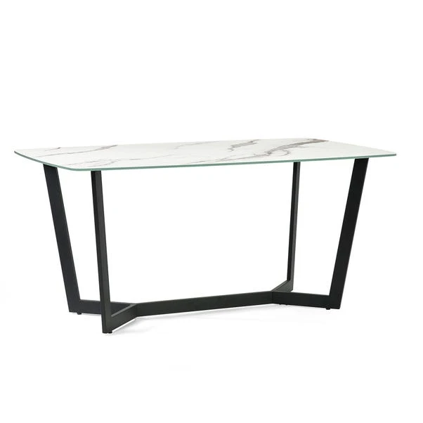 Olympus 6 Seater Dining Table, Marble 11 Olympus 6 Seater Dining Table, Marble - Image 9
