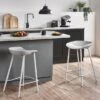 Renzo Set Of 2 Bar Stools, Metal -Home Luxe Studio 30914249