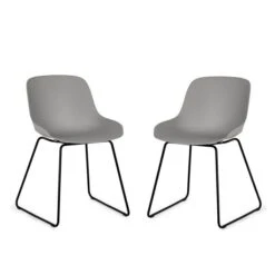 Rocco Set Of 2 Dining Chairs, Metal 23 Rocco Set Of 2 Dining Chairs, Metal -Home Luxe Studio 30914252 alt01
