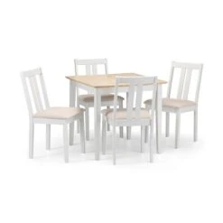 Rufford 4 Seater Two-Tone Dining Table, Ivory 10 Rufford 4 Seater Two-Tone Dining Table, Ivory -Home Luxe Studio 30914257 alt03