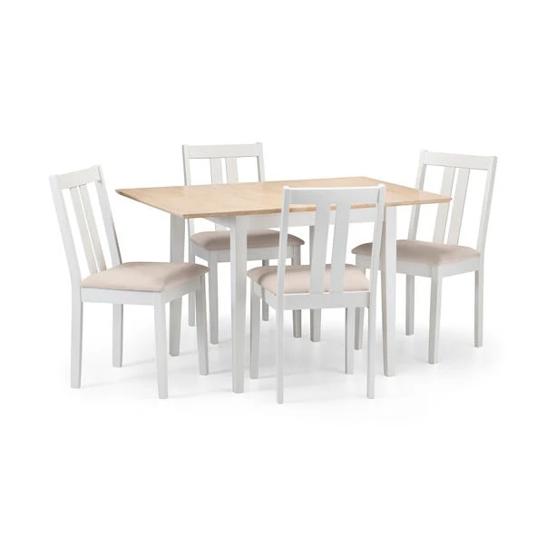 Rufford 4 Seater Two-Tone Dining Table, Ivory 7 Rufford 4 Seater Two-Tone Dining Table, Ivory - Image 5