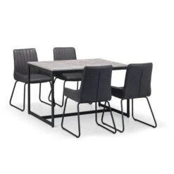 Soho Set Of 2 Dining Chairs, Faux Leather 15 Soho Set Of 2 Dining Chairs, Faux Leather -Home Luxe Studio 30914265 alt04