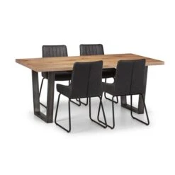 Soho Set Of 2 Dining Chairs, Faux Leather 16 Soho Set Of 2 Dining Chairs, Faux Leather -Home Luxe Studio 30914265 alt05