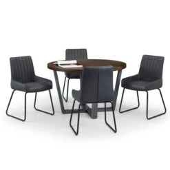 Soho Set Of 2 Dining Chairs, Faux Leather 17 Soho Set Of 2 Dining Chairs, Faux Leather -Home Luxe Studio 30914265 alt06