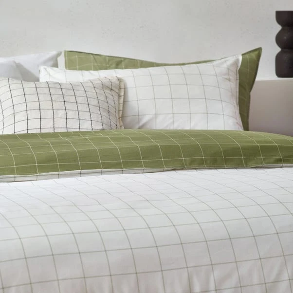 Yard Howarth Check Duvet Cover And Pillowcase Set 4 Yard Howarth Check Duvet Cover And Pillowcase Set - Image 2