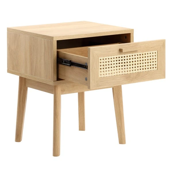 Java 1 Drawer Side Table, Light Oak 6 Java 1 Drawer Side Table, Light Oak - Image 4